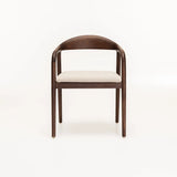 ALINA WOODEN DINING CHAIR-WALNUT