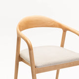 ALINA WOODEN DINING CHAIR-LIGHT OAK