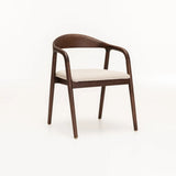 ALINA WOODEN DINING CHAIR-WALNUT