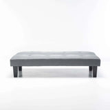 ALLAN FABRIC SLEEPER COUCH - DARK GREY