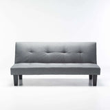 ALLAN FABRIC SLEEPER COUCH - DARK GREY