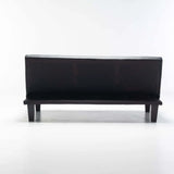 ALLAN LEATHER TOUCH SLEEPER COUCH - BLACK