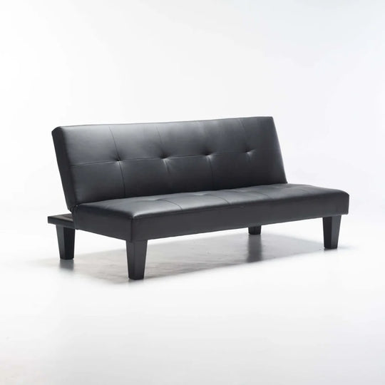 ALLAN LEATHER TOUCH SLEEPER COUCH