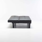 ALLAN LEATHER TOUCH SLEEPER COUCH - BLACK