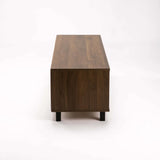 ALLY 1 DOOR TV/PLASMA UNIT - WALNUT/BLACK