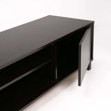 ALLY 2 DOOR TV/PLASMA UNIT - WENGE / BLACK