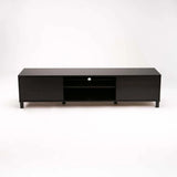 ALLY 2 DOOR TV/PLASMA UNIT - WENGE / BLACK