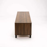 ALLY 2 DOOR TV/PLASMA UNIT - WALNUT/BLACK