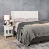 ALMA BOUCLE FABRIC DOUBLE HEADBOARD - CREAM