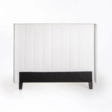 ALMA BOUCLE FABRIC DOUBLE HEADBOARD - CREAM