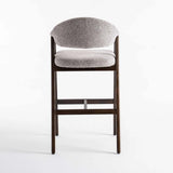ALORA WOODEN BARSTOOL - LATTE