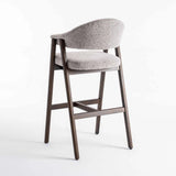 ALORA WOODEN BARSTOOL - LATTE