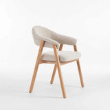 ALORA WOODEN DINING CHAIR - NATURAL LEG