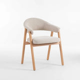 ALORA WOODEN DINING CHAIR - NATURAL LEG