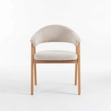 ALORA WOODEN DINING CHAIR - NATURAL LEG