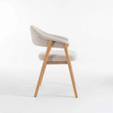 ALORA WOODEN DINING CHAIR - NATURAL LEG