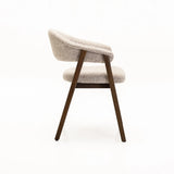 ALORA WOODEN LEG DINING CHAIR - WALNUT LEG