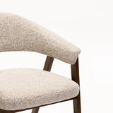 ALORA WOODEN LEG DINING CHAIR - WALNUT LEG