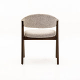 ALORA WOODEN LEG DINING CHAIR - WALNUT LEG
