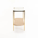 AMORE 120cm CONSOLE - GOLD / OAK