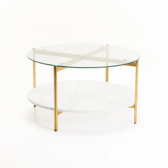 AMORE 80cm ROUND COFFEE TABLE