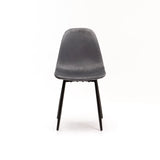 AMY VELVET DINING CHAIR - GREY