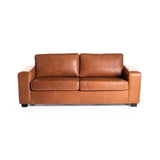 ANTONIO GENUINE LEATHER 3 SEATER - PECAN