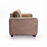 ANTONIO GENUINE LEATHER 3 SEATER - BUFFED TAUPE