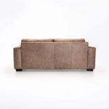 ANTONIO GENUINE LEATHER 3 SEATER - BUFFED TAUPE