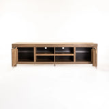 ARCTIC 210cm TV/PLASMA UNIT - LIGHT OAK
