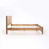 ARCTIC DELUXE QUEEN XL BED - LIGHT OAK