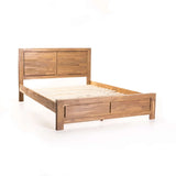 ARCTIC DELUXE QUEEN XL BED - LIGHT OAK