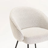 ARIA FABRIC DINING CHAIR - CREAM