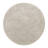 ARIEL 100cm ROUND FAUX FUR RUG - OATMEAL