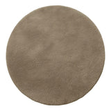 ARIEL ROUND FAUX FUR RUG