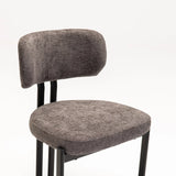 ARK FABRIC DINING CHAIR-GREY