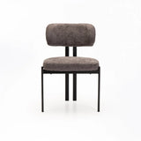 ARK FABRIC DINING CHAIR-GREY