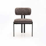 ARK FABRIC DINING CHAIR-GREY