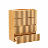 ASH 4 DRAWER DRESSER - OAK