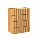 ASH 4 DRAWER DRESSER - OAK