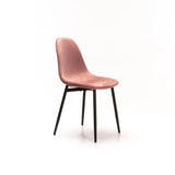 AVA VELVET DINING CHAIR - BLUSH