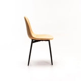 AVA VELVET DINING CHAIR - MUSTARD