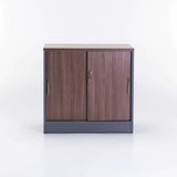 AXA 2 DOOR CABINET - WALNUT