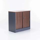 AXA 2 DOOR CABINET - WALNUT