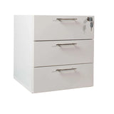AXA 3 DRAWER UNIT FOR DESKS - SNOW