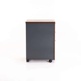 AXA MOBILE 3 DRAWER UNIT - WALNUT