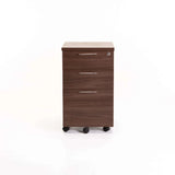 AXA MOBILE 3 DRAWER UNIT - WALNUT