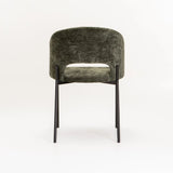 AZURI FABRIC DINING CHAIR - GREEN