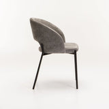 AZURI FABRIC DINING CHAIR - LIGHT GREY