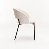 AZURI FABRIC DINING CHAIR - OATMEAL